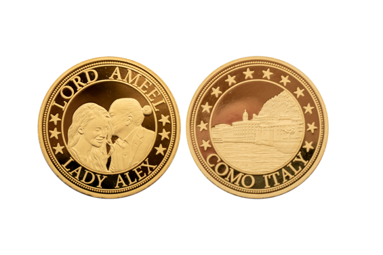 Surprise Your Loved Ones with Silver or Gold Photo Coins