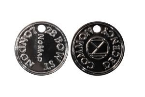Custom-Coins-with-a-hole_Black-Nickel-Coins_Polished-Finish