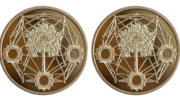 Custom Gold Coins. Fine Design High Precision Embossing with Polished Plate Finish.