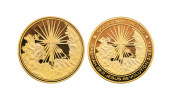 Custom 24K Gold Coins, Polished Plate. Jesus Revolution Coins, Christ Coins