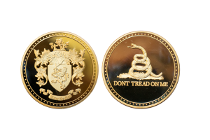 Custom Gold Coins, Polished plate, No Treason Coins