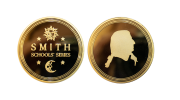 Smith School Coins, Custom Gold Coins, Polished Plate
