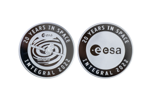 European Space Travel Coins made from .999 Fine Silver in Polished Plate Finish