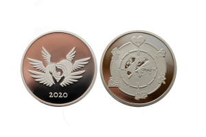 Circle of Life Coins, Custom Silver Coins, polished Plate