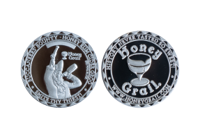 Branded Coins. Pirate Coins in .999 Silver, Polished Plate Finish.