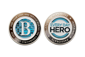 Custom Silver Coins with soft enamel Color. Custom Commemorative Coins honoring the Heroes in 21st Century's Covid-19 Crisis