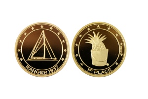 Bespoke coins _Vessel Coins, Custom Solid Gold Coins 24K Hallmark, Polished Plate. Small Quantity Custom Coin Production