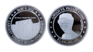 Photo-embossed .999 Fine SIlver custom coin in proof coin quality