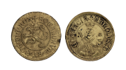 Middle Ages Replica Coins in Bronze Antique Finish and Acid Aging