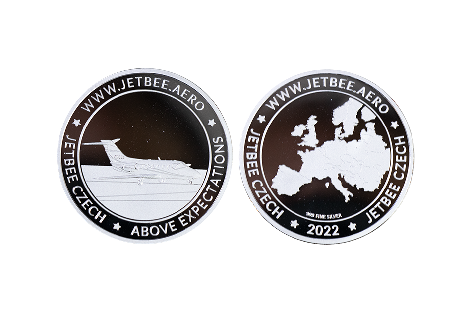 Czech Custom Coin in Pure Silver