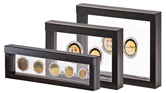 XXL Floating frame to display several custom coins at once