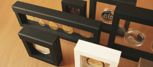 Floating Coin Frames of different sizes