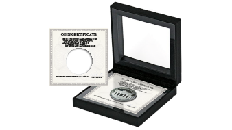 V19 Floating Frame for Custom-Made Coins with Certificate of Authenticity