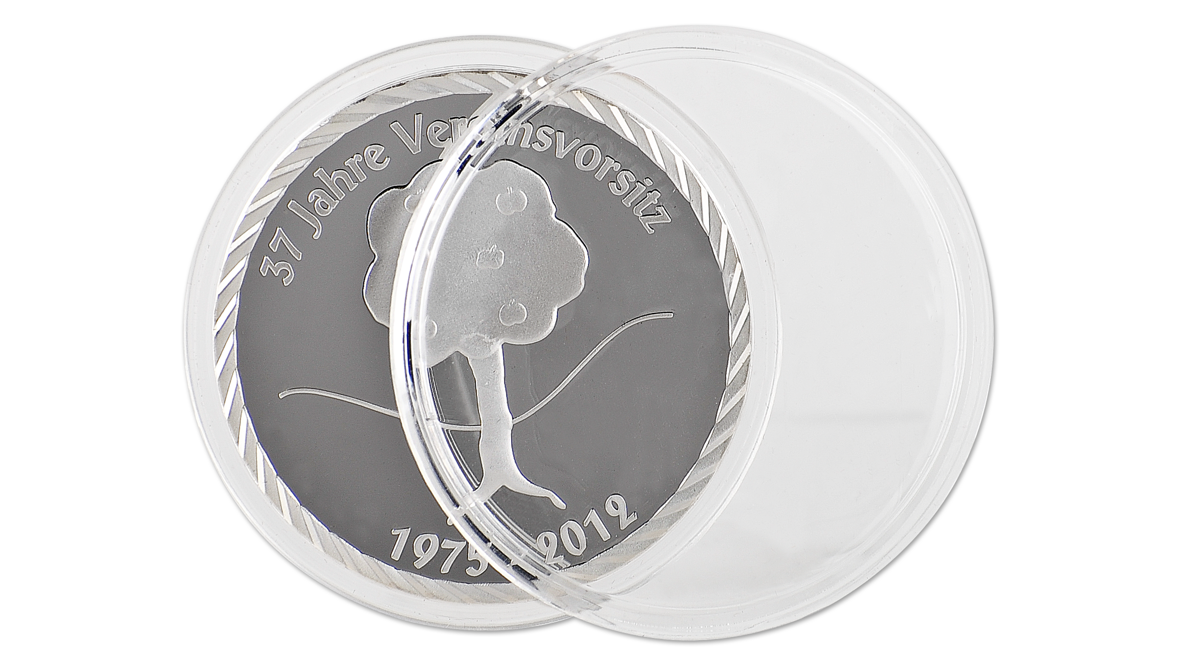 Transparent acryllic cup as affordable coin packaging