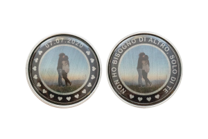 Printed Photo Coin with Epoxy Cover