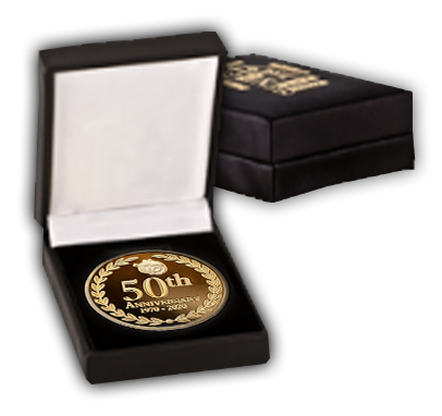 Custom 24K Gold Coin in Premium Packaging