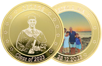 Custom Pure Gold Coin