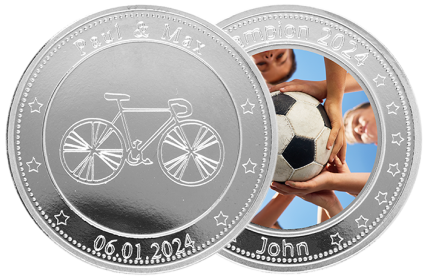 Customised Silver Coin