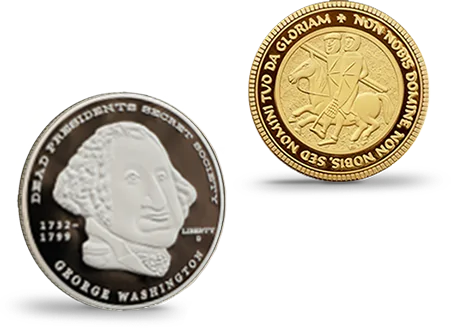 Inquire for Custom Gold and Silver Coins. Proof Coin quality for your custom coin design