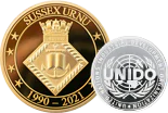 Custom made pure gold coins