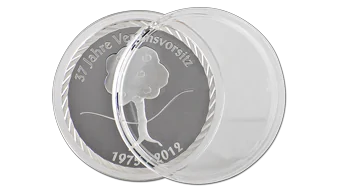 Acrylic case for custom coins