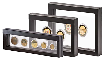 XXL Floating frame to display several custom coins at once