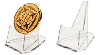 Acrilyc coin stand for custom coins